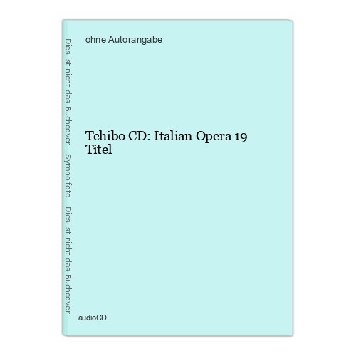 Tchibo italian opera 19 - opera,