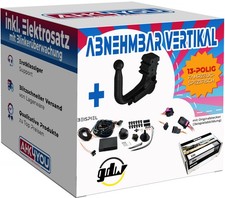 GDW AHK für Mercedes E-Kl Coupe Cabrio AMG-Paket 17-23 vert abn +13-pol BRINK ES