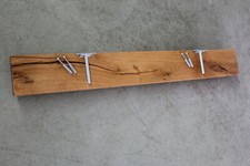 Wandboard Eiche Wild Risse Massiv Holz Board Regal Steckboard Regalbrett NEU 