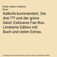 Kalkofe kommentiert. Die drei ??? und der grüne Geist: Exklusive Fan-Box. Limit