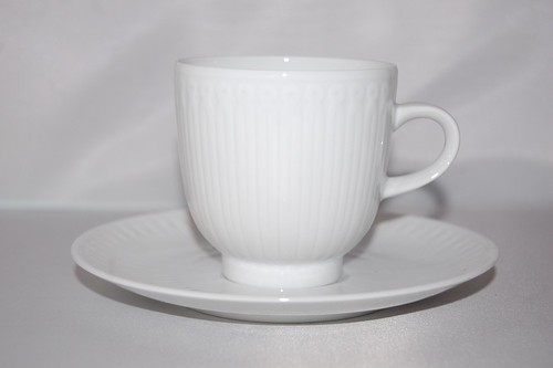 Kaffeetasse 2tlg elite weiss - kaffeetasse,