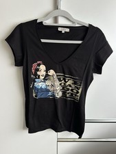 Rumble 59 Tshirt Damen m Rockabilly Neu Schwarz We Can Do It Damen 50‘s Shirt