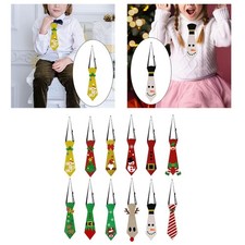 Weihnachtskrawatte, Festival-Themen-Krawatten, lustige leuchtende Farben,