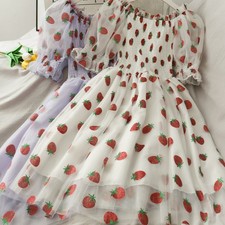 Rüschen Lolita Netz Kleid
