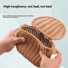 Fahrradkorb Korb Weidenkorb PP Kunststoff Rucksack Kinder Outdoor