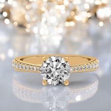 Diamant Verlobungsring 14k