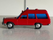 Wiking Mercedes MB 200 /8 Binz Feuerwehr Krankentransportwagen KTW Vitrinenmodel