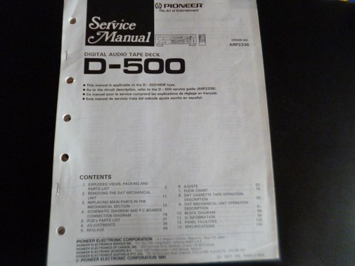 Original service manual - original,
