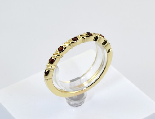 Ring granat 585 - ring, 14