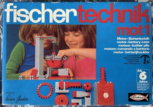 Fischertechnik mot motor - mot, +