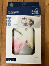 Nackenpolster Blüten-Design 32x22 cm – Nackenkissen Badewanne Floral Komfort