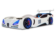 Autobett - Kinderbett VERON XR-4 weiß - Carbed