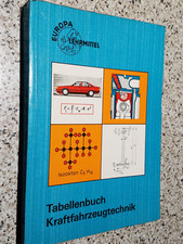 Tabellenbuch Kraftfahrzeugtechnik