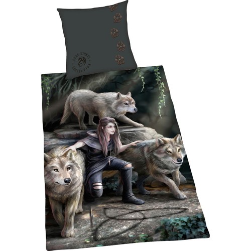 Anne stokes bettwäsche glatt - bettwäsche,