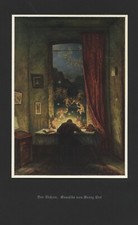 Der Dichter Kunstdruck 1937 von Georg Ott Engel Autor Gedanken Schriftsteller