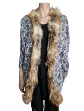 Damen Poncho Umhang Jacke