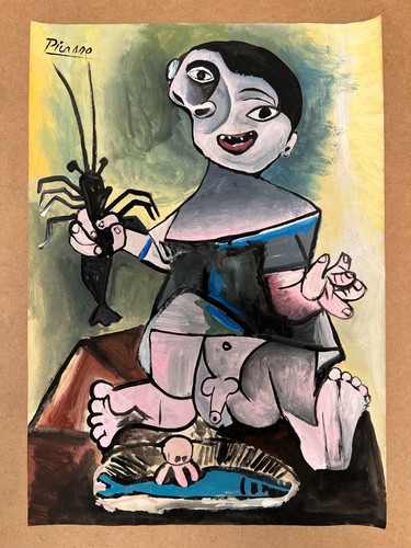 Pablo picasso zeichnung auf - pablo,