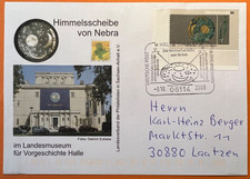 Bund, Brief Schmuck, Mi. 2695, Himmelsscheibe von Nebra, SSt. Halle/S