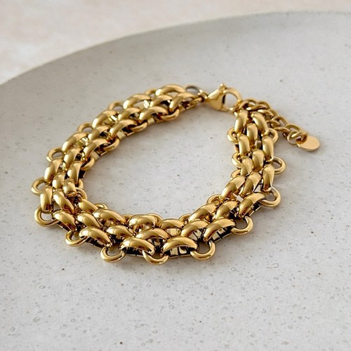 Grobe goldkette armband - grobe,