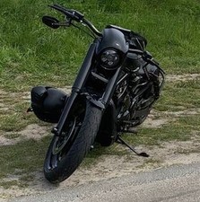 BATRIDE Gabelcover Harley Davidson V-Rod / VRSC / Night Rod: Schwarz Matt