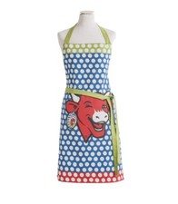 Schürze Küchenschürze blau