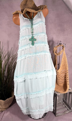 Luftiges bohemian strand maxi - strand,