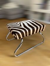 Zebrafell Hocker 70er Jahre Designklassiker