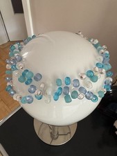 Langani Kette aus Glasperlen, 50cm Länge