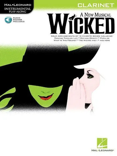 Wicked clarinet play along - wicked:, play-along