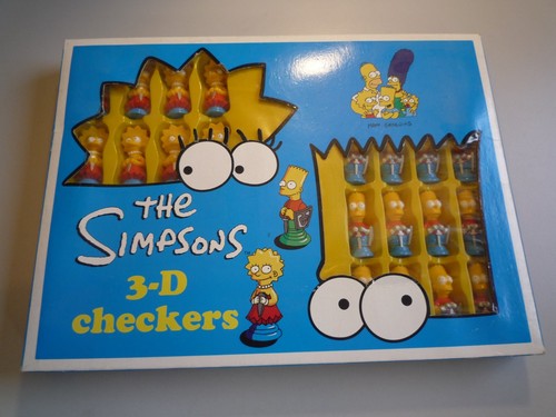 The simpsons checkers - 3-d, bart