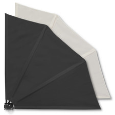 Balkonfächer 120x120 cm Sichtschutz für Balkon & Terrasse – Markise an Wand