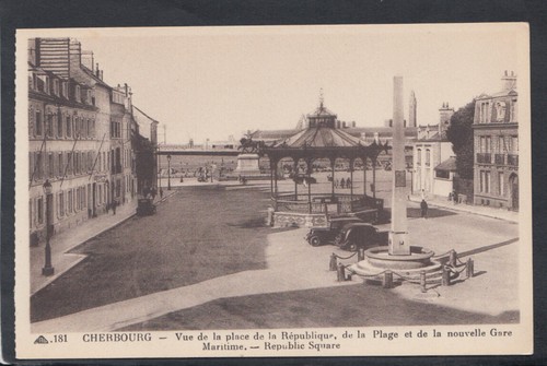 Frankreich cherbourg vue - ak:,
