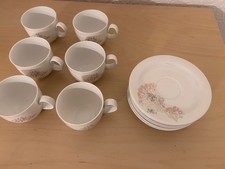 Arzberg Swingline Mobile 6 x Tassen 6 x Untertassen - Baum Kaffeetasse