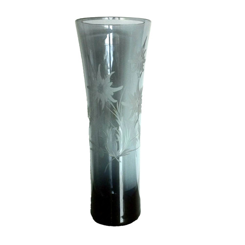 Enzian gravierte vase - enzian,