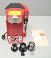 Klarstein Baristomat 2-in-1-Heißgetränkeautomat Kaffee & Tee Rot