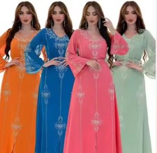 Ausverkauf Neu Marokkanisch Dubai Kaftane Farasha Abaya Kostüm Hochzeit Long