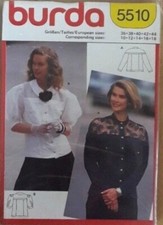 Burda Schnittmuster 5510 Vintage Bluse