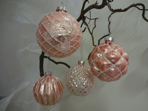 4er set christbaumkugel - set,