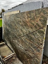 Marmorplatte Tischplatte grün f. Waschtisch Esstisch Beistelltisch satiniert NEU