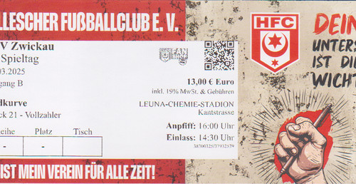 Ticket 2025 hallescher - ticket, 29.3.2025