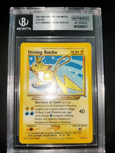 Pokemon shining raichu neo - pokemon,