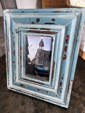 Foto Rahmen Neu Holz Türkis