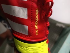 Gut erhaltene, rote ADIDAS " nitrocharge  3.0 ", in Größe 46 - UK 11 - US 11,5!