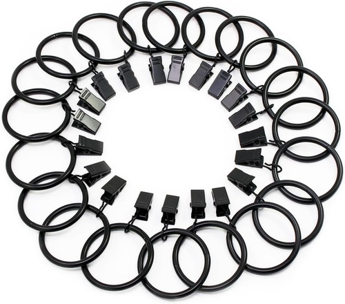 Gardinenringe mit clips 38mm - gardinenringe,