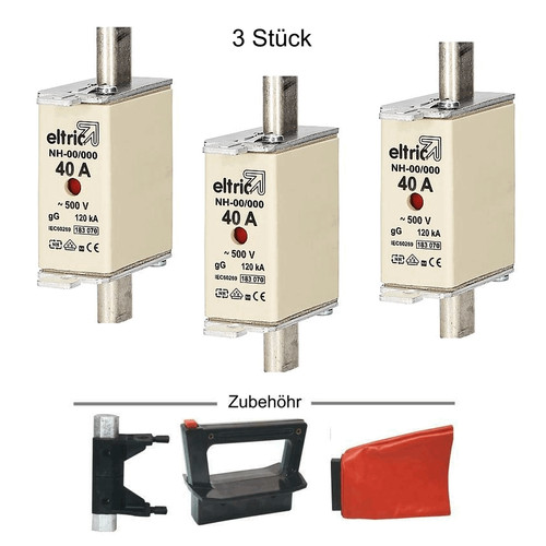 Nh00 sicherungseinsatz 40a - nh,