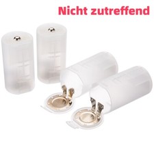 2 AA zu D Batteriehalter für