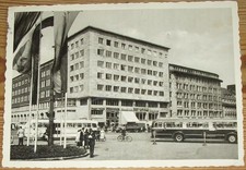Essen Ruhr 1957: Post Oldtimer Bus Büssing Mercedes LKW Magirus-Deutz Verkehr