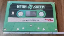 NEON GREEN MC WERBUNG AUFSTELLER SOULAR POWERS 46x29cm