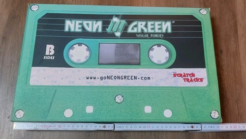 Neon green werbung - neon, mc