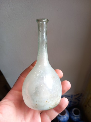 V29 flasche phiole glas antik - phiole,